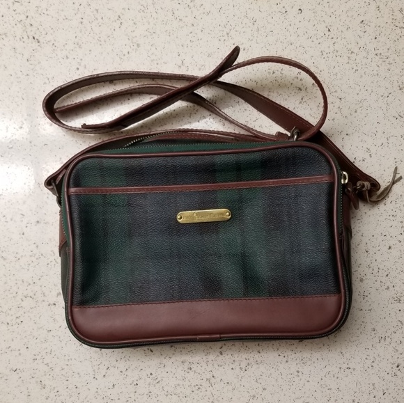 Vintage Polo Ralph Lauren Blackwatch Plaid Bag - Picture 1 of 8